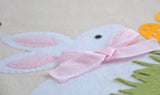 5 Personalized Easter totes, Monogram Easter Baskets