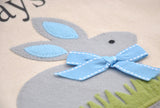 5 Personalized Easter totes, Monogram Easter Baskets