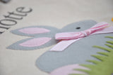 5 Personalized Easter totes, Monogram Easter Baskets