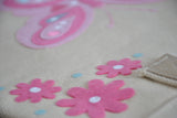 Personalized Medium Butterfly Tote, Girls Preschool tote Bag