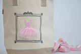 Personalized Medium Ballerina Tote, Tutu Dance bag