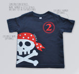Pirate Birthday Shirt, Pirate Party theme shirt