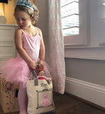 Personalized Princess Dress Tote -Small , Girls Preschool tote Bag